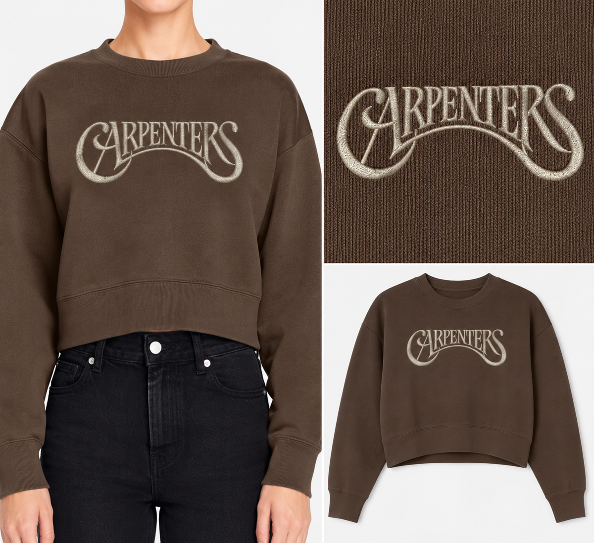 Carpenters Fan Apparel Embroidered Sweatshirt | Greatest