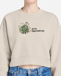 Grow Aggressively Embroidered Sweatshirt | Meep