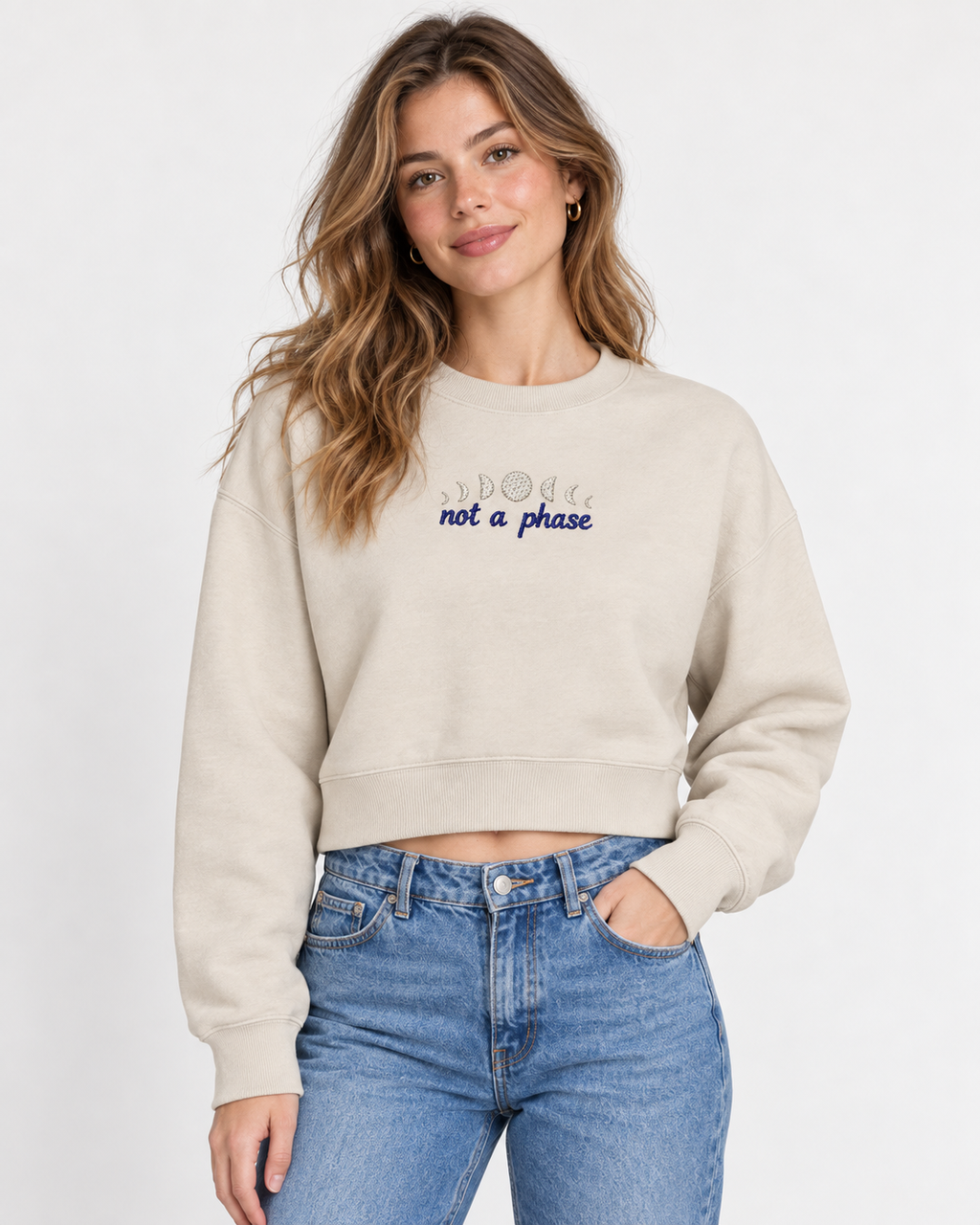 Not a Phase Embroidered Sweatshirt | Syzygy