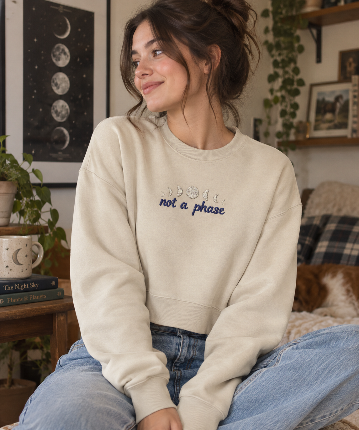 Not a Phase Embroidered Sweatshirt | Syzygy
