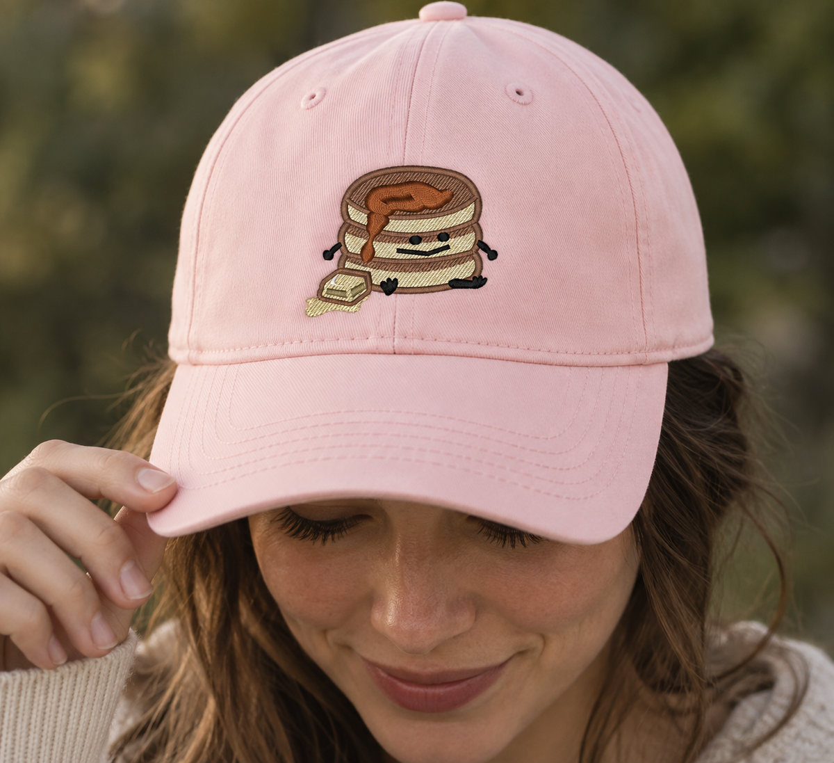 Pancake Embroidered Cap | Meep