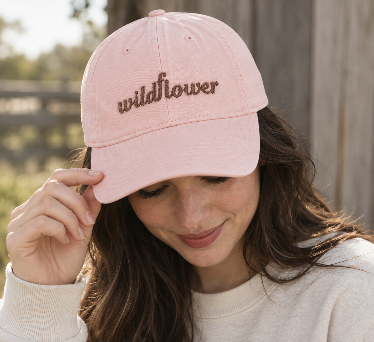 Wildflower Embroidered Baseball Cap | Devony