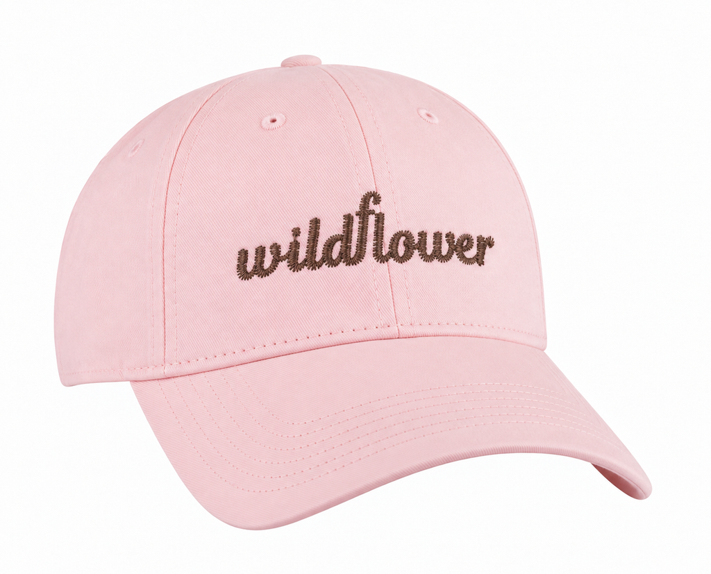 Wildflower Embroidered Baseball Cap | Devony
